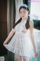 DJAWA Photo - Pia (피아): "Sheer Chiffon Apron" (66 photos)