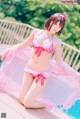 [霜月shimo] Megumi Kato 加藤恵 Swimsuit Version P2 No.5d6352