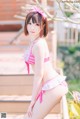 [霜月shimo] Megumi Kato 加藤恵 Swimsuit Version P8 No.e1c28c