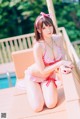 [霜月shimo] Megumi Kato 加藤恵 Swimsuit Version P16 No.b75ddb